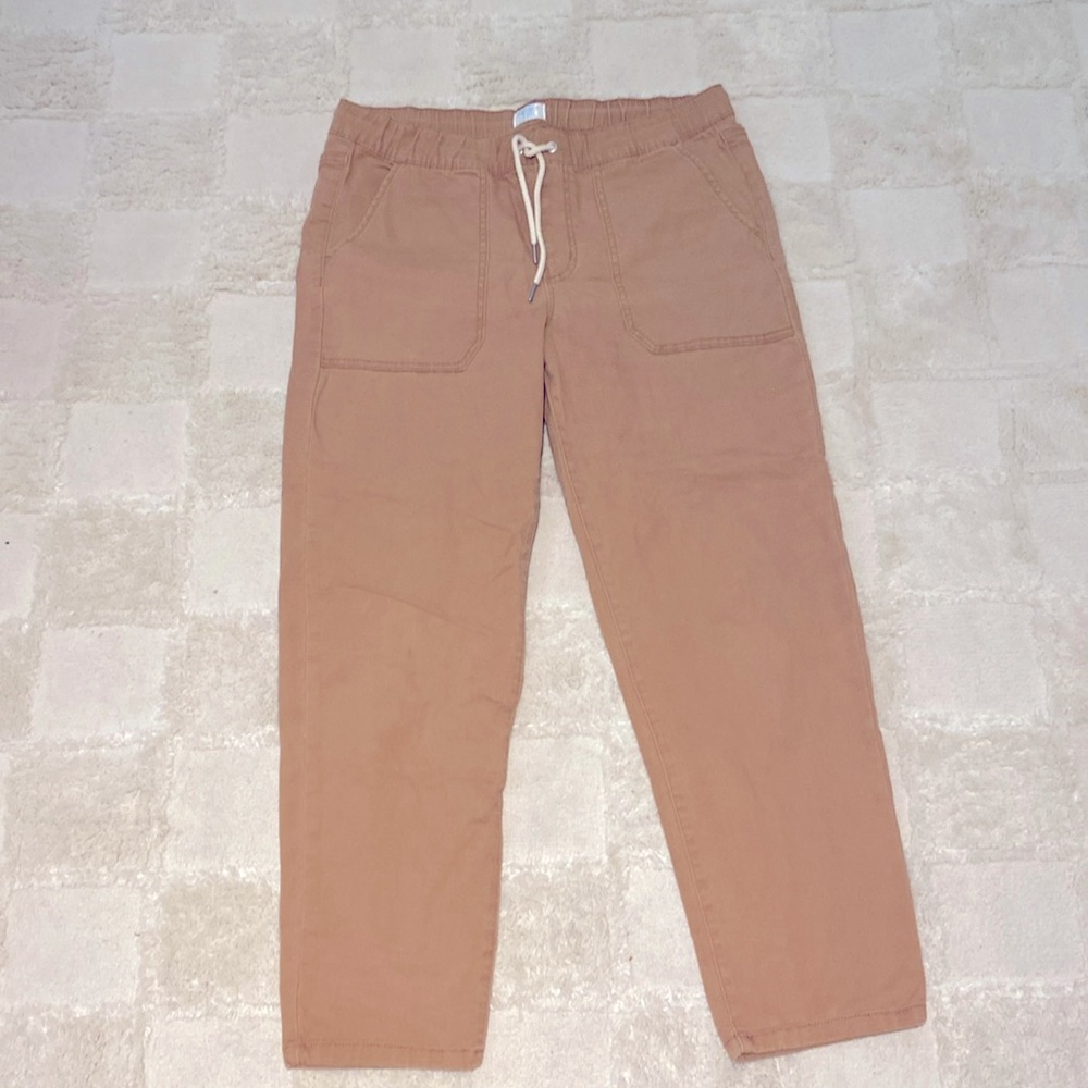 Target brand lightweight canvas barrel pants